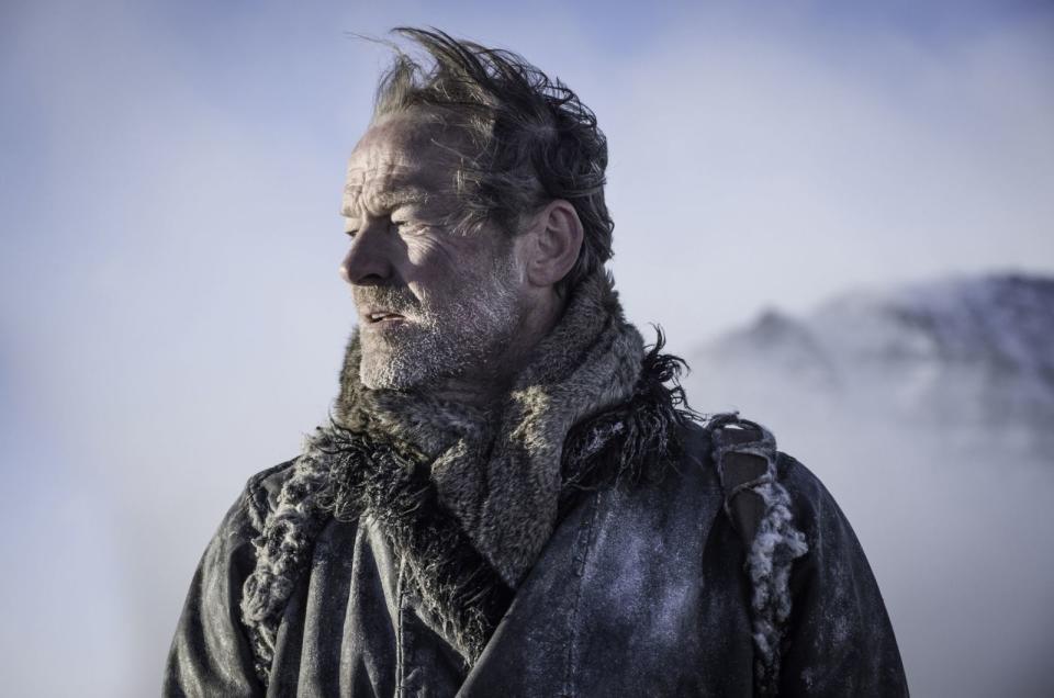 <p>First greyscale, now wind-chill for Ser Jorah.</p>