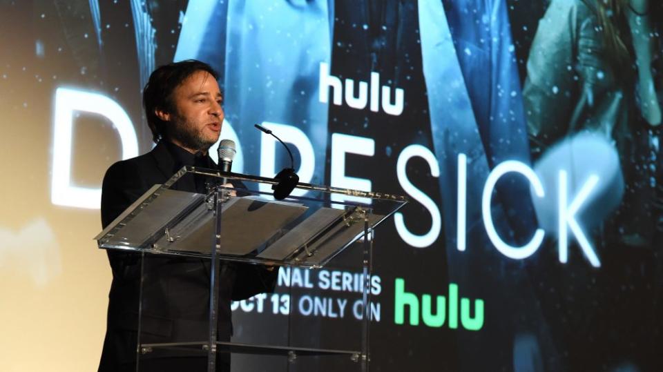 “Dopesick” writer-director and executive producer Danny Strong spoke during Monday’s premiere at the at the Museum of Modern Art. - Credit: Frank Micelotta/Hulu/PictureGroup