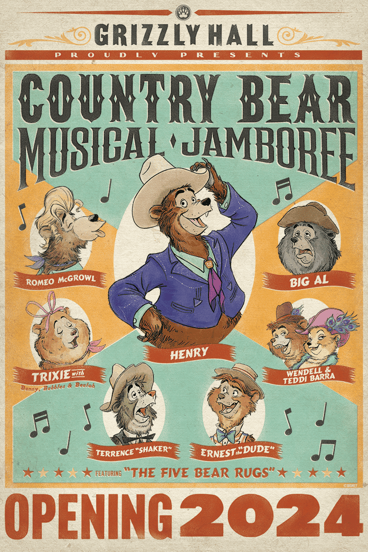 The bears of Magic Kingdom's Country Bear Jamboree are getting a new act that pays tribute to Nashville musical revues.