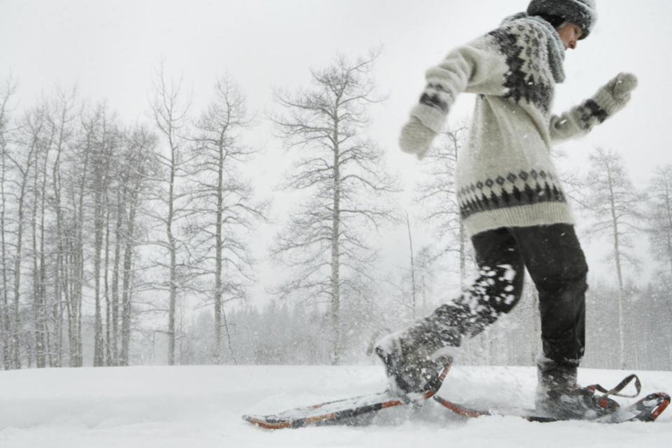 Snowshoeing 