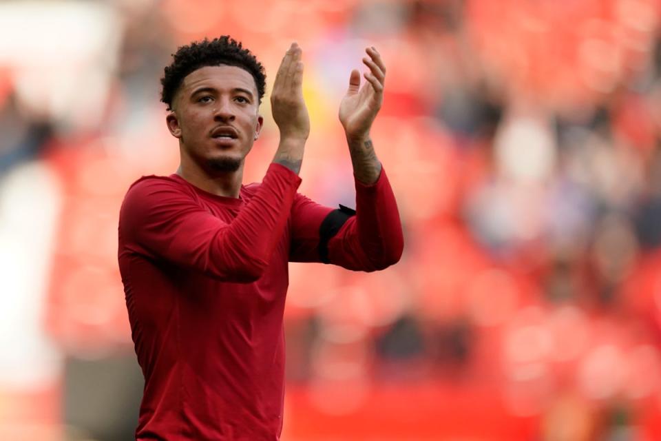 Jadon Sancho has not played for United since August (AP)