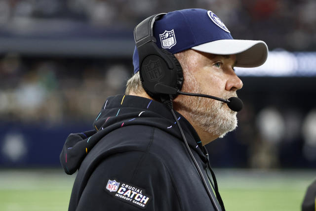 A member of the Dallas Cowboys wears a Crucial Catch hat during an NFL  football game