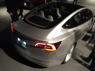 Tesla Model 3 design prototype - reveal event - March 2016