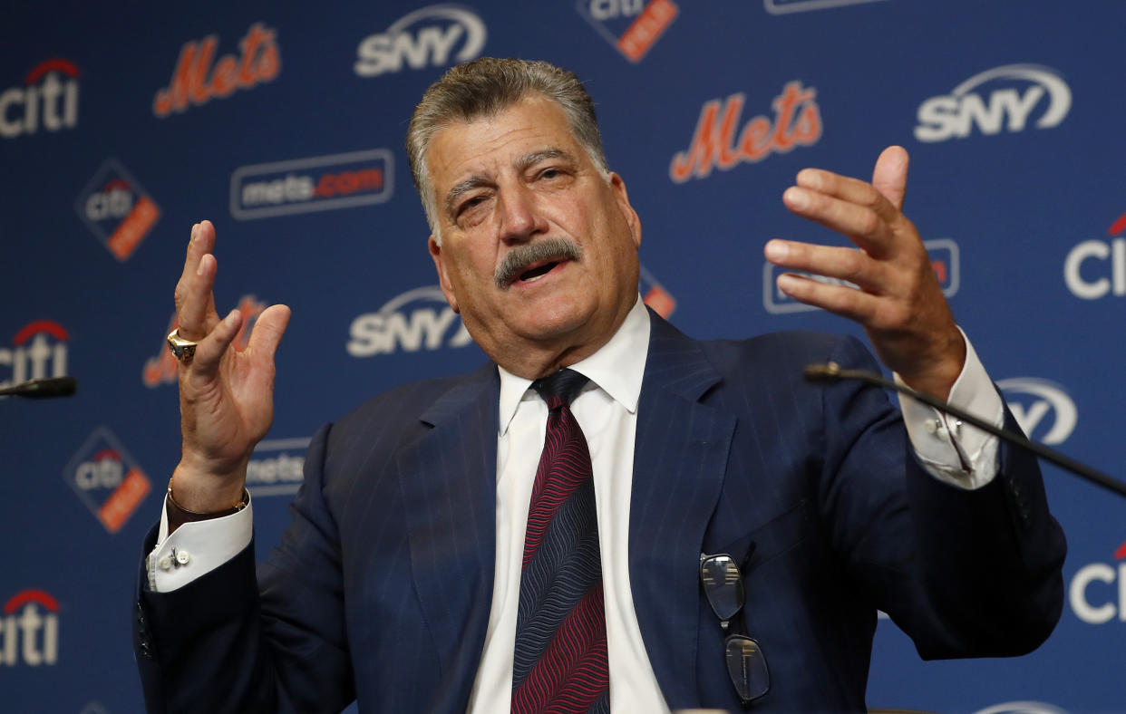 Keith Hernandez won't call any more regular season games this year after tearing his shoulder. (Photo by Jim McIsaac/Getty Images)