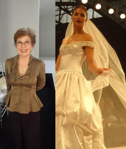anne barge and wedding gown