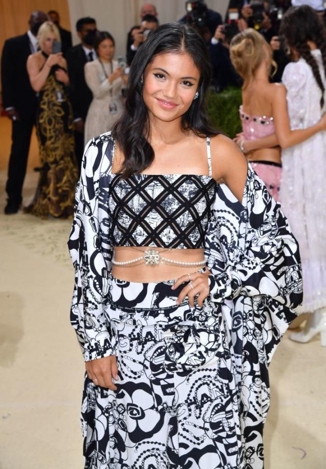 Emma Raducanu swaps the tennis court for the red carpet of the Met Gala,  wows in monochrome Chanel