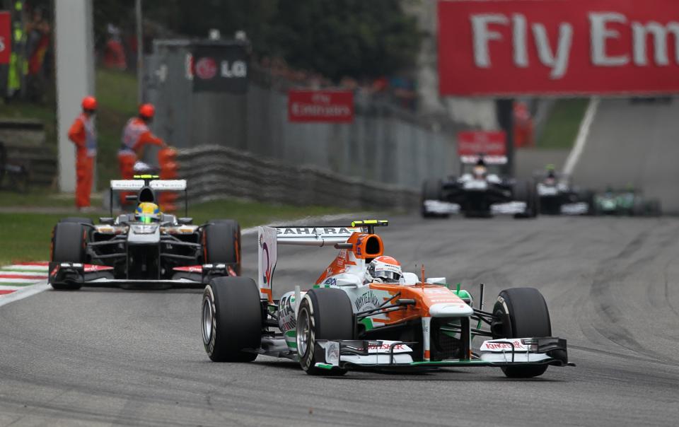 Force India's Paul di Resta during the Italian Grand Prix and the Autodromo Nazionale Monza, Monza, Italy.