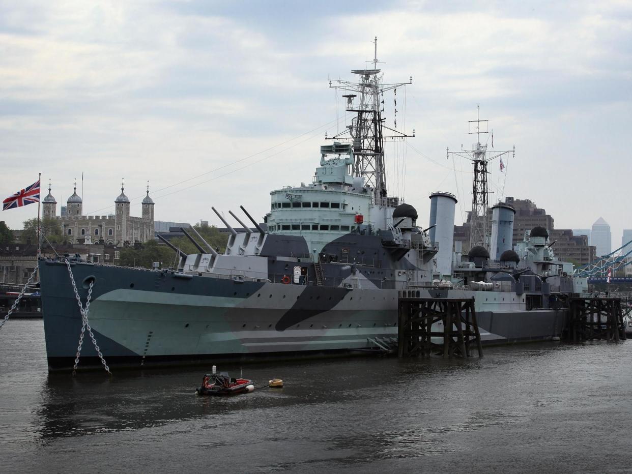 The HMS Belfast: Dan Kitwood/Getty