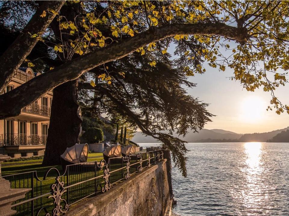 Float on a sundeck at this spot on Italy's serene Lake Como: Mandarin Oriental