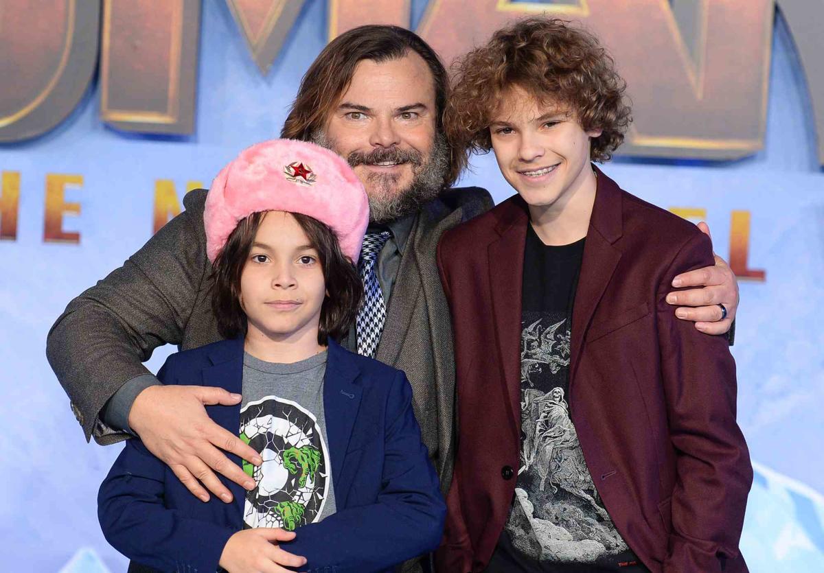 Tanya Haden Jack Black Son Thomas Editorial Stock Photo - Stock Image