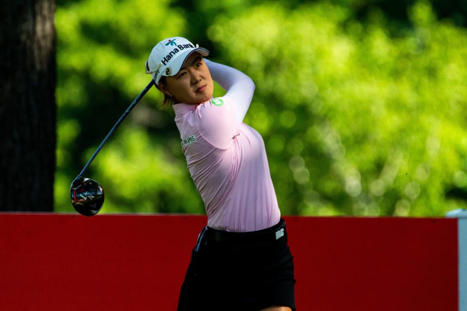 Lydia Ko at the 2022 Meijer LPGA event.