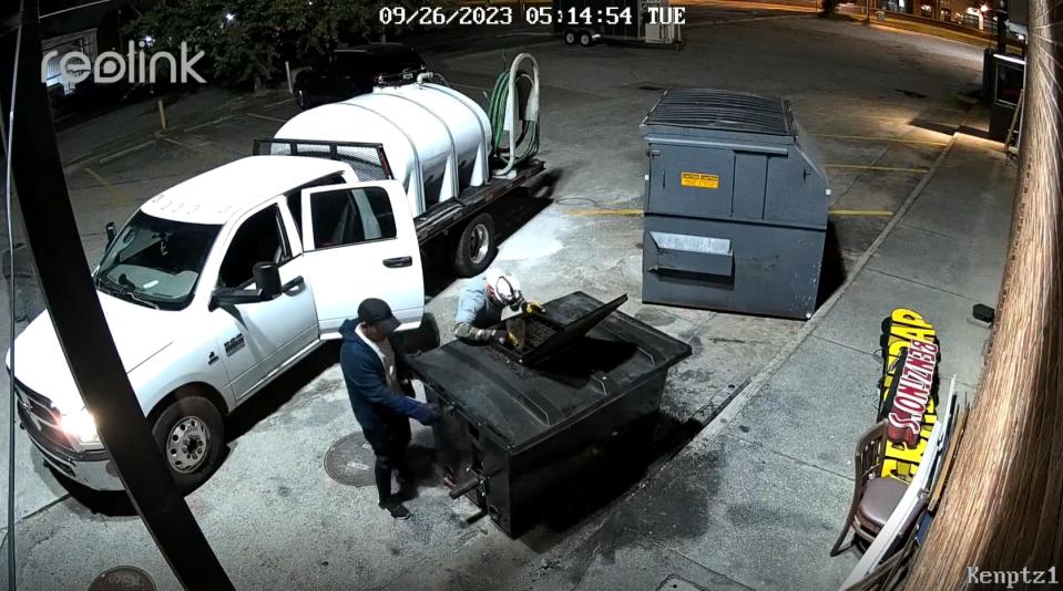 Channel 2 Action News has obtained surveillance video from several police agencies showing thieves stealing cooking oil from local restaurants.