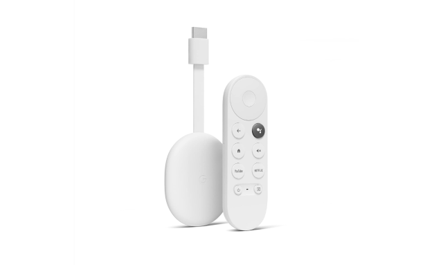 Google Chromecast con Google TV 4K Blanco - No Roku 4K Fire TV 4K GOOGLE