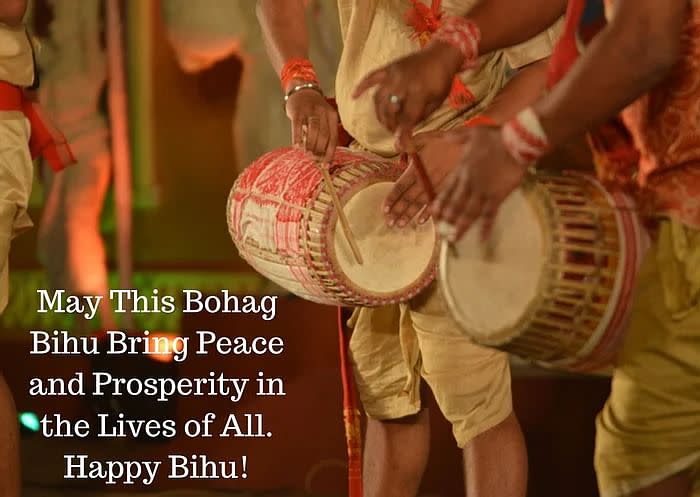 Happy Bihu image greetings in English