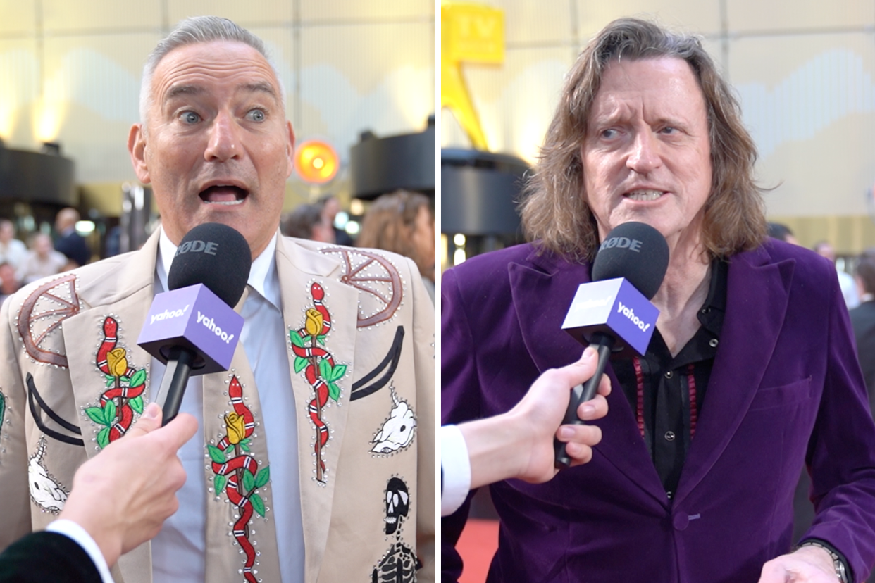 The Wiggles' Anthony Field and Murray Cook at the 2024 Logies.