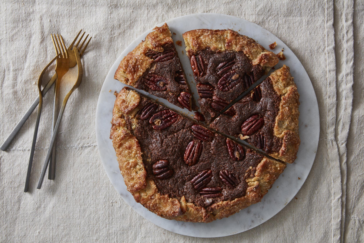 Galette de nuez y maple con jengibre fresco en San Francisco, California, el 12 de octubre de 2020. (Romulo Yanes/The New York Times).