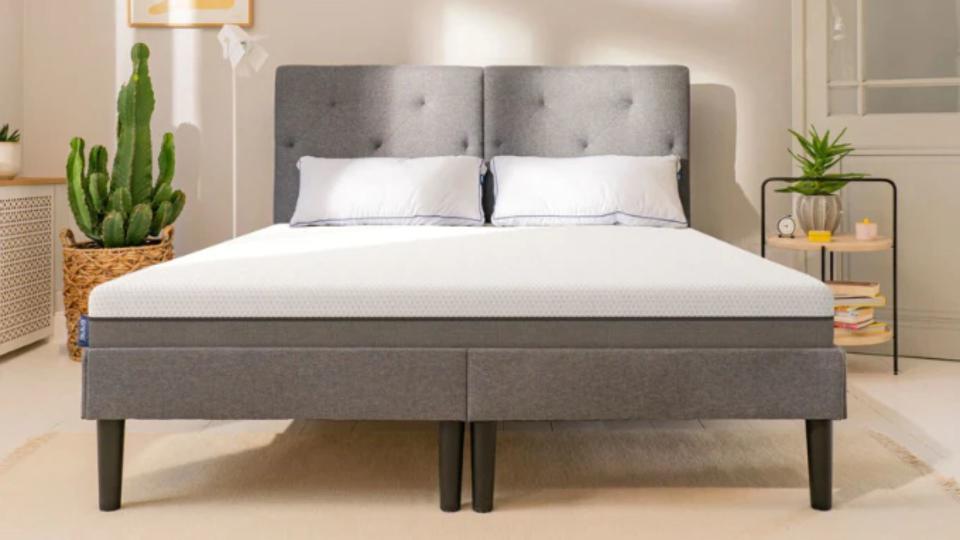 An Emma Original Mattress on a bedframe