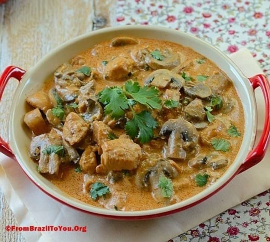 <p>Easy and Delish</p><p>Chicken Stroganoff is one of the many variations of the classic Russian dish. This version is very Brazilian, made with chunks of chicken breast stewed in a creamy and flavorful tomato-heavy cream sauce.</p><p><strong>Get the Recipe: <a href="https://www.easyanddelish.com/chicken-stroganoff-estrogonofe-de-frango/" rel="nofollow noopener" target="_blank" data-ylk="slk:Brazilian Chicken Stroganoff;elm:context_link;itc:0;sec:content-canvas" class="link ">Brazilian Chicken Stroganoff</a></strong></p>