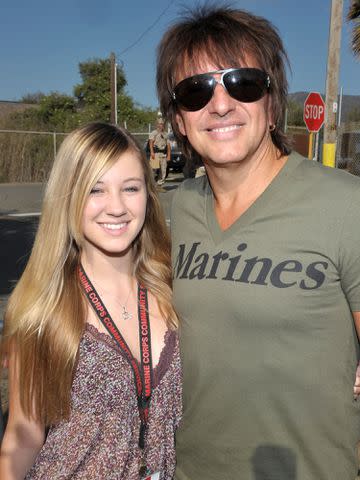 <p>John Shearer/Getty</p> Richie Sambora and daughter Ava in 2011