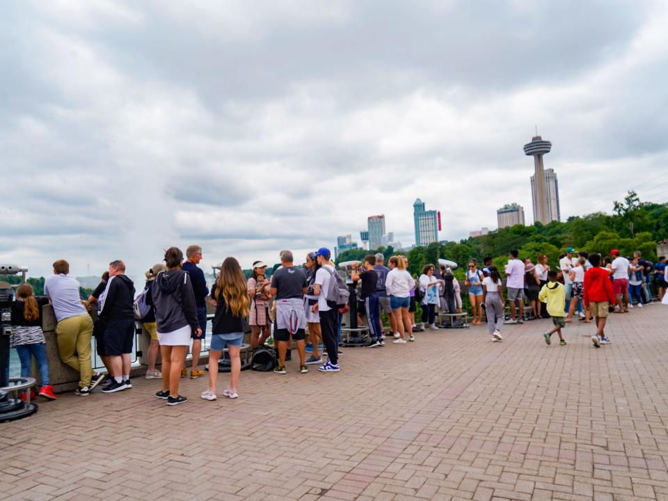 Niagara Falls from Ontario walkway