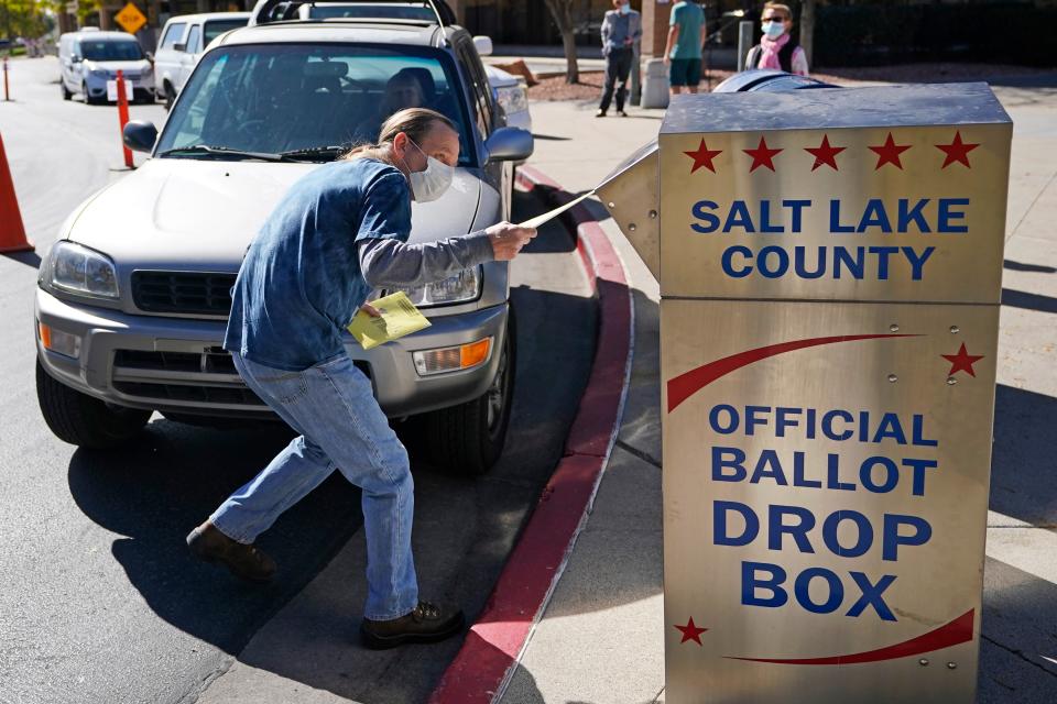 APTOPIX Election 2020 Early Voting Utah (Copyright 2020 The Associated Press. All rights reserved)