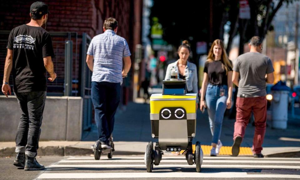 Serve delivery robot