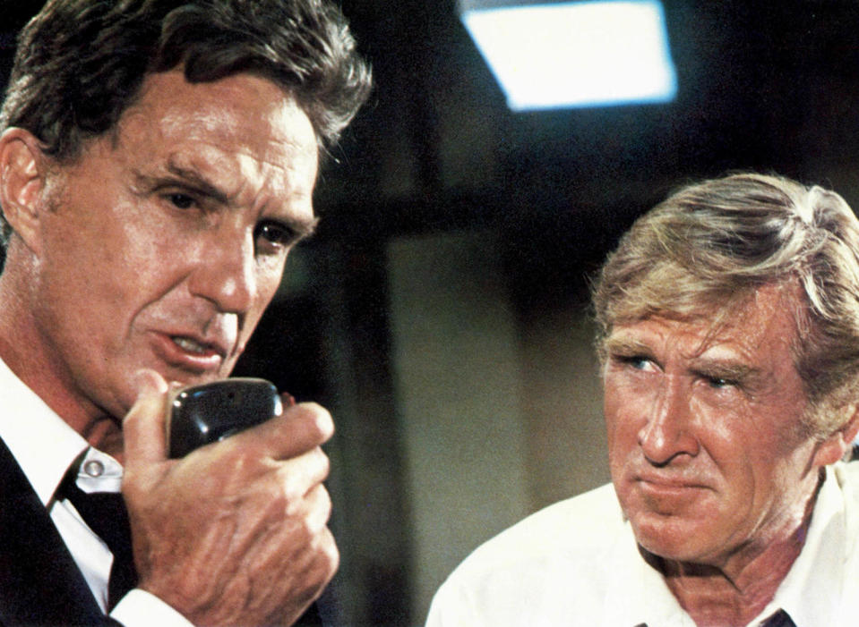 Robert Stack and Lloyd Bridges in 