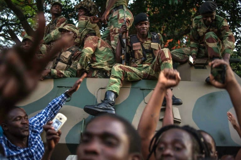 The military are being feted as heroes for their role in forcing Mugabe out