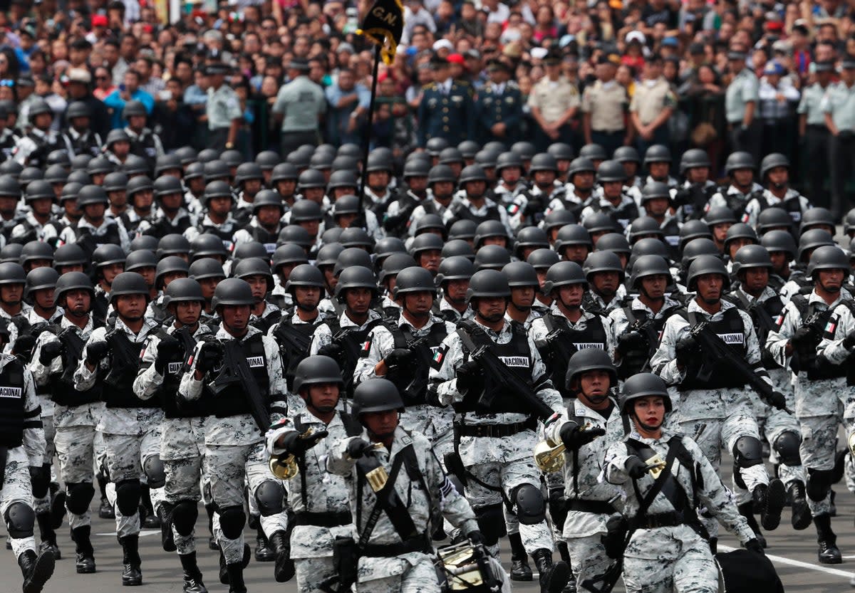 Mexico Army Policing (Copyright 2019 The Associated Press. All rights reserved.)