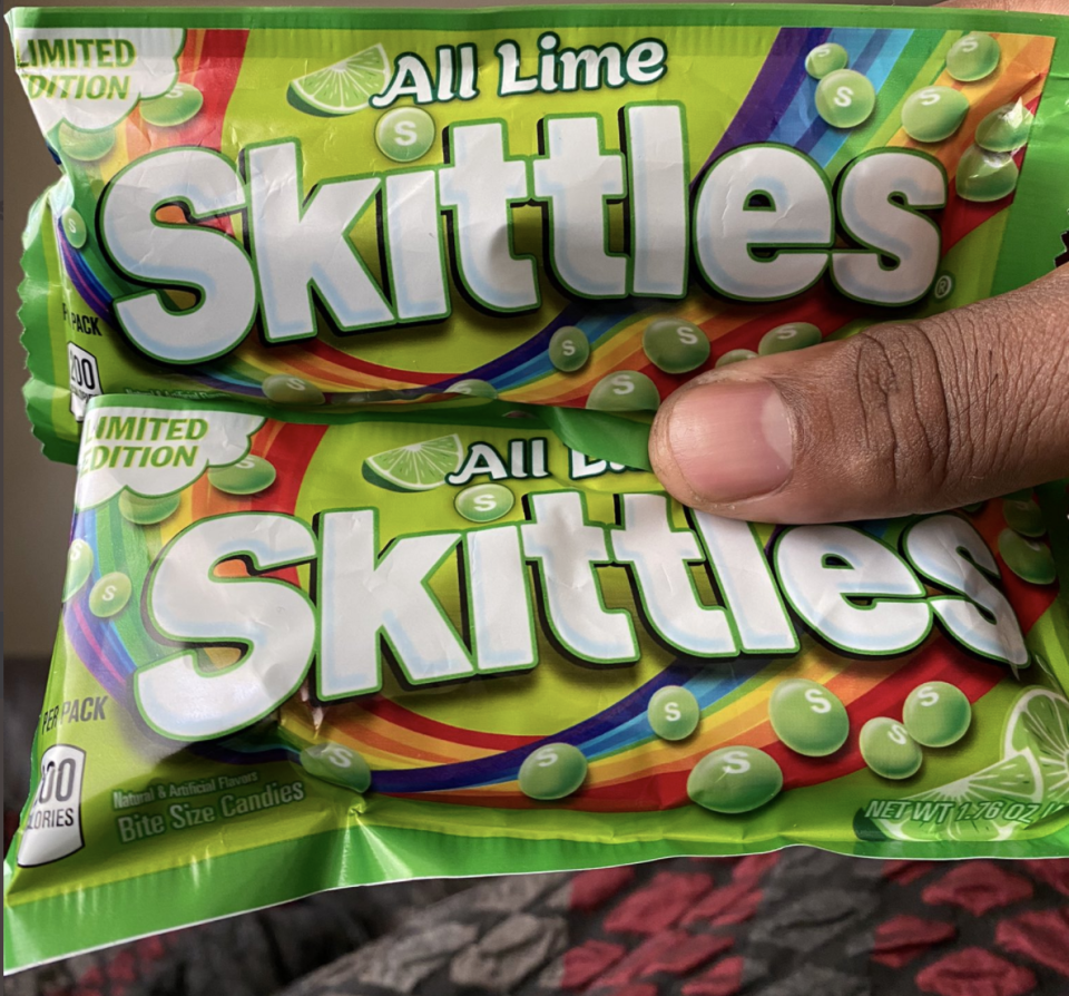 WHAT HAPPENED: Skittles changed their green lime flavor to apple in 2013. ... BUT NOW THEY'RE BACK! Check it out here.