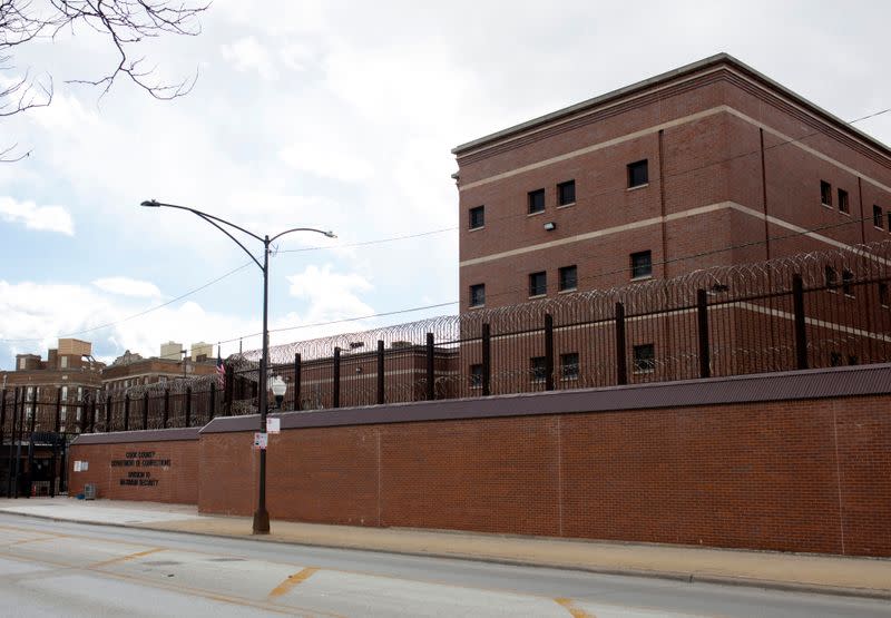 The exterior of Cook County Jail in Chicago