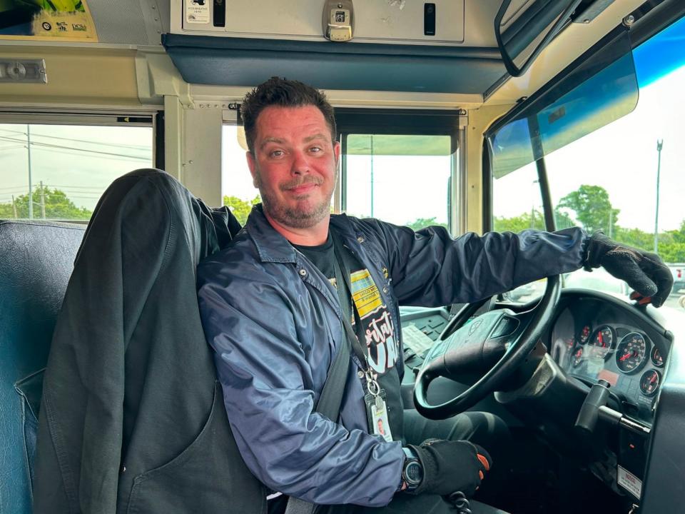 PHOTO: Anthony Burgess, 37, has been a bus driver for Pinellas County Schools in Florida since September 2023. (Pinellas County Schools)