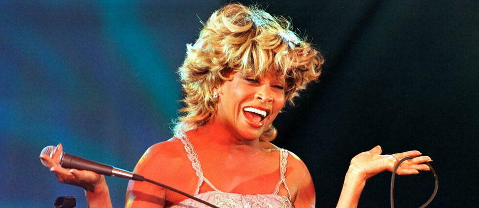 Tina Turner sur scène en 1997.  - Credit:MONICA DAVEY / AFP