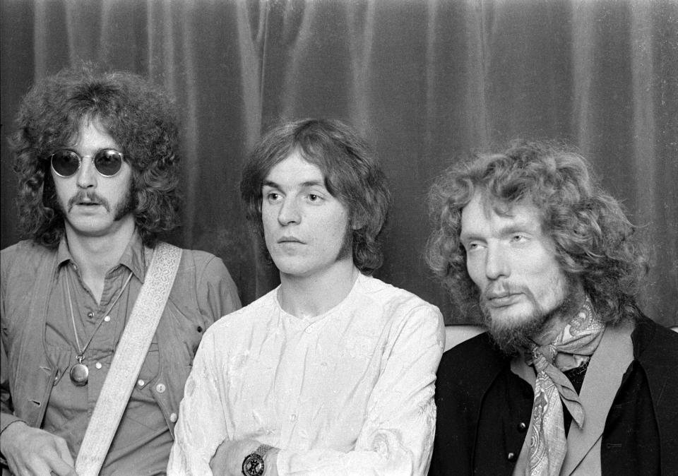 Cream 1967 Eric Clapton Jack Bruce and Ginger Baker  (Photo by Chris Walter/WireImage)