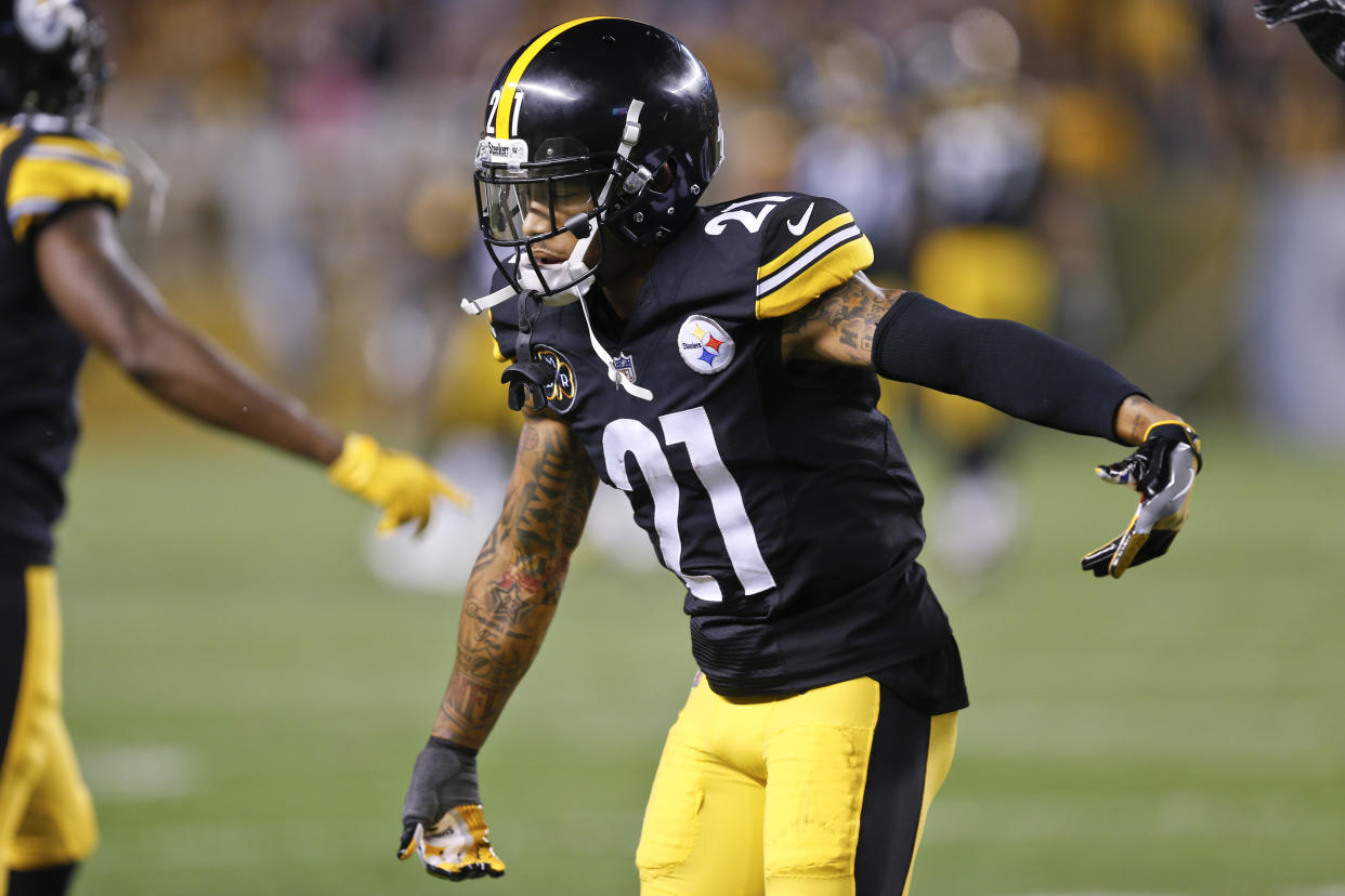 Pittsburgh Steelers cornerback Joe Haden wasn't happy about the timing of a random drug test this week. (AP)