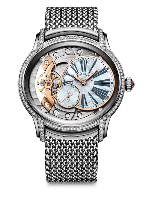 audemars piguet millenary white gold diamond