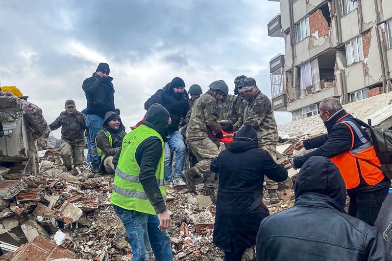 The Carter Center on Monday urged the United States to follow Switzerland's model of an open-ended timeline after two devastating earthquakes -- with magnitudes of 7.7 and 7.6 -- killed more than 60,000 people in Syria and Turkey on Feb. 6. File Photo by Turkish Defense Ministry