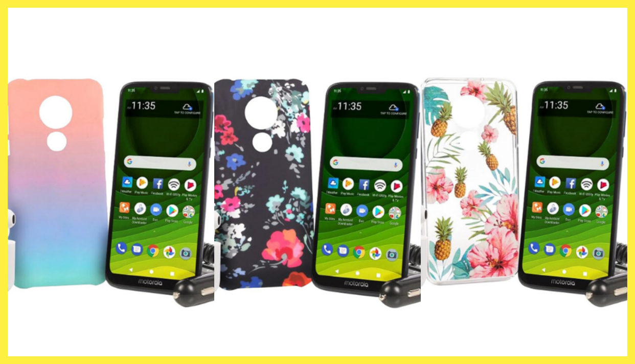 Pick a color, any color — save $240 on this Motorola Moto G7 Optima Maxx smartphone bundle. (Photo: HSN)