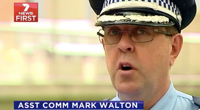 Assistant Commissioner Mark Walton defended the police officers' actions. Source: 7 News