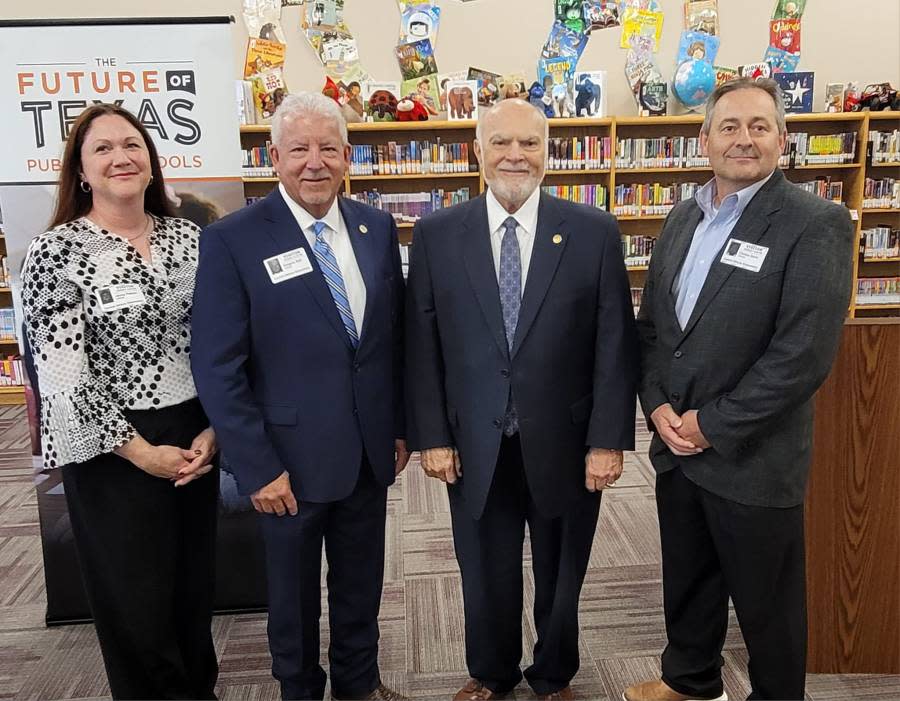 tate Senator Nichols being honored at Central Athens Elementary on Monday.