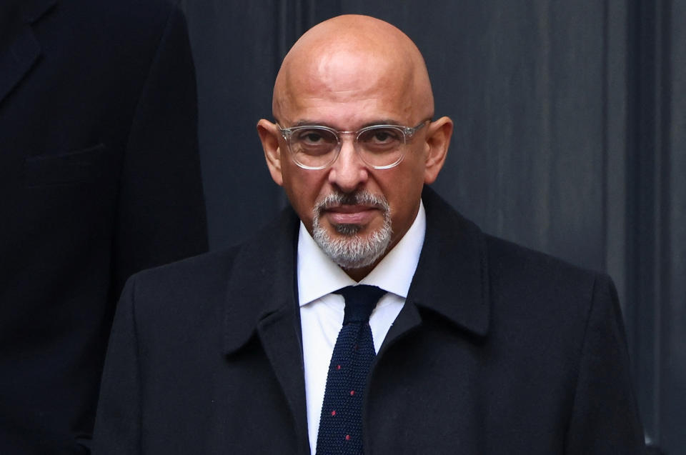 British Minister without Portfolio Nadhim Zahawi looks on outside the Conservative Party's headquarters in London, Britain January 23, 2023. REUTERS/Henry Nicholls