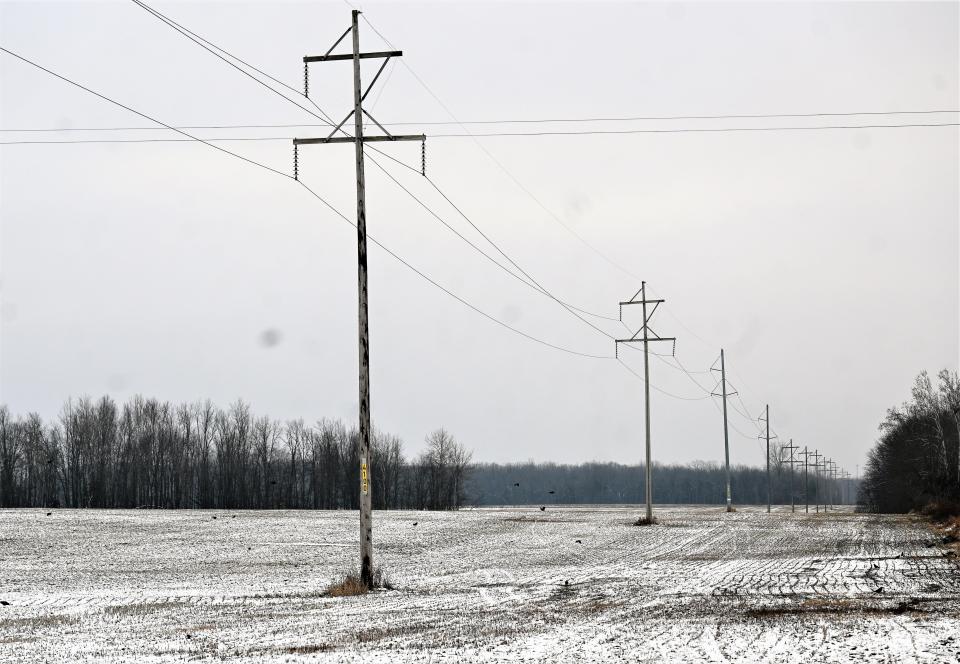 A power substation will be built to connect the Bethel Twp. solar farm to the grid here on Lockwood Road.