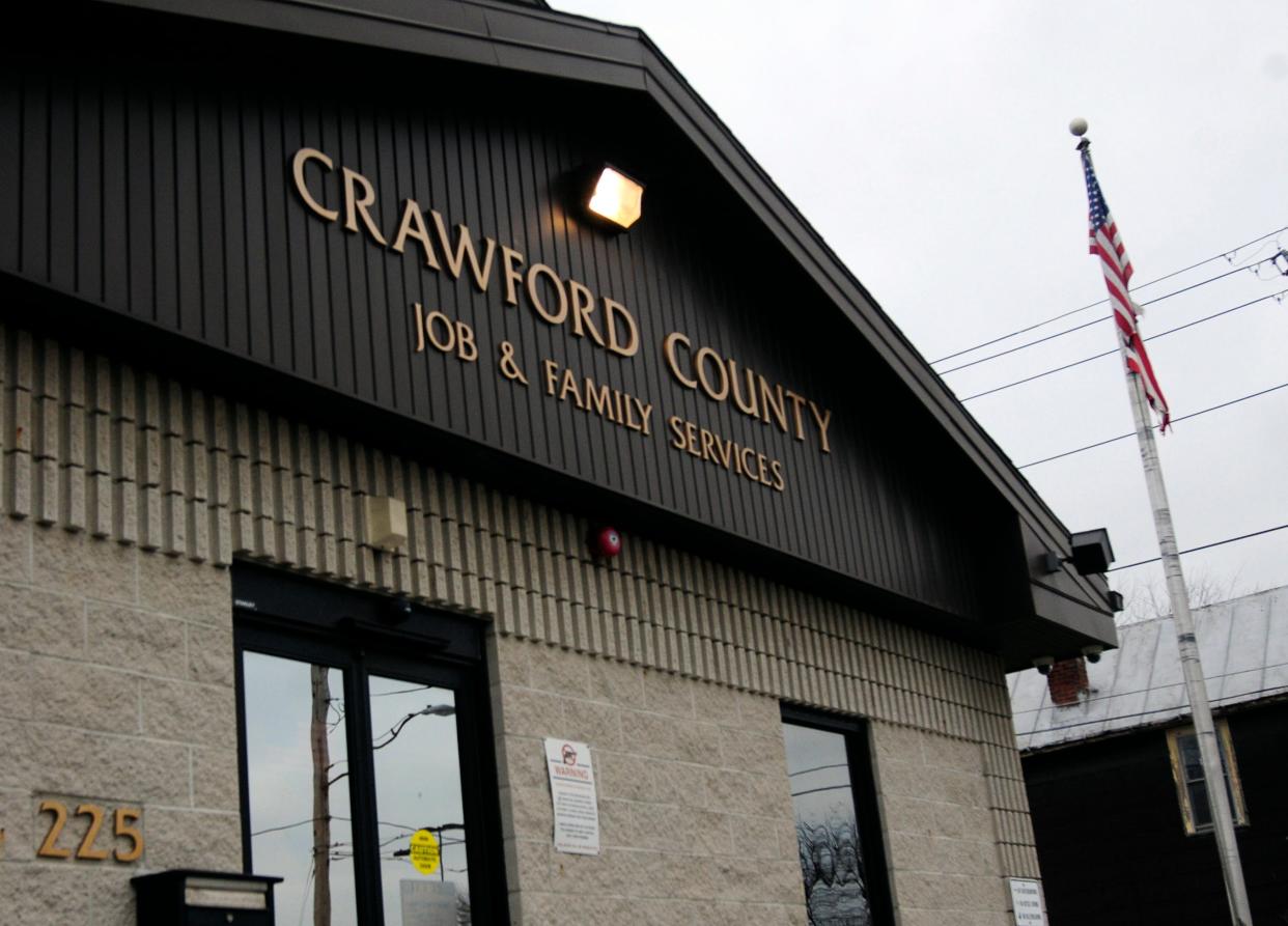 Crawford County Job and Family Services, 224 Norton Way, Bucyrus. To register for unemployment benefits, claim weeks, or obtain general claims information Crawford County residents can call 877-644-6562 or visit unemployment.Ohio.gov.