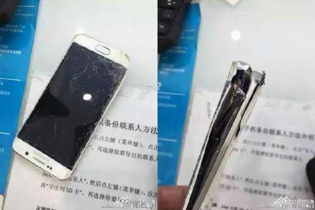 開賣不足月，Galaxy S6 Edge驚傳爆炸！