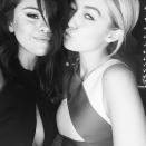 <b>Gigi Hadid</b> Before facing off in T-Swift's <i>Bad Blood</i> video, Gomez proved she was tight with Hadid.