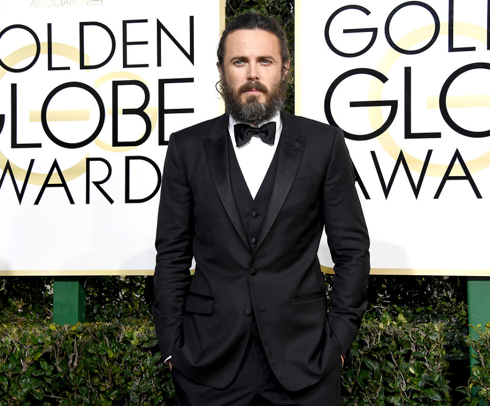 <p>Actor Casey Affleck attends the 74th Annual Golden Globe Awards at The Beverly Hilton Hotel on January 8, 2017 in Beverly Hills, California. (Photo by Frazer Harrison/Getty Images) </p>