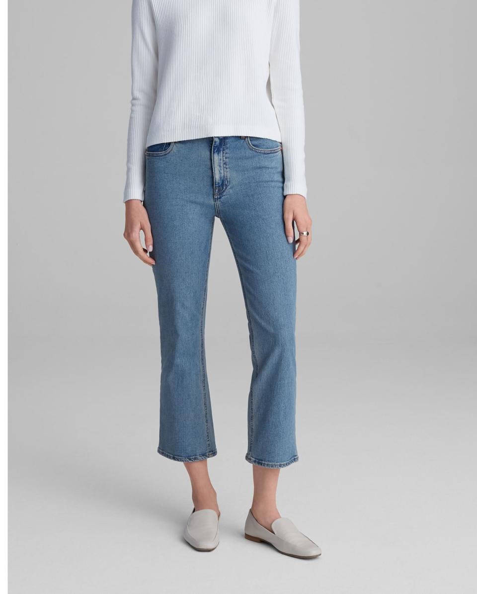 Kick Crop Jeans. Image via Club Monaco.