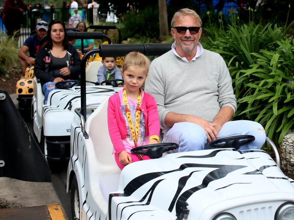 Kevin Costner with daughter Grace