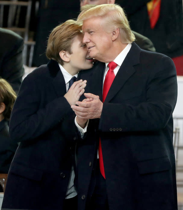 Barron and Donald Trump