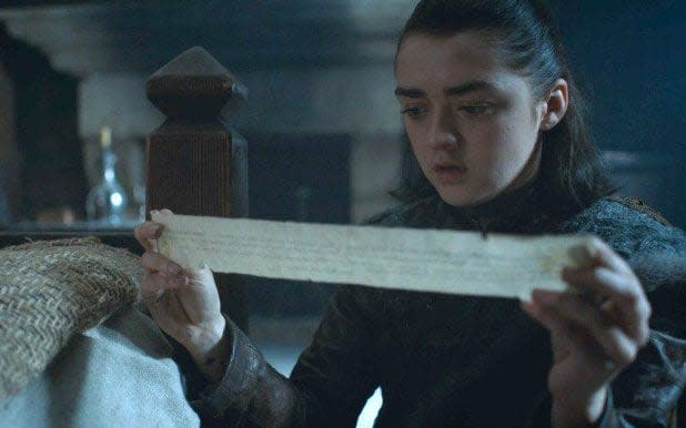 Maisie Williams as Arya Stark